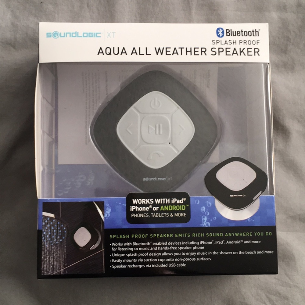 Soundlogic splash proof Bluetooth speaker